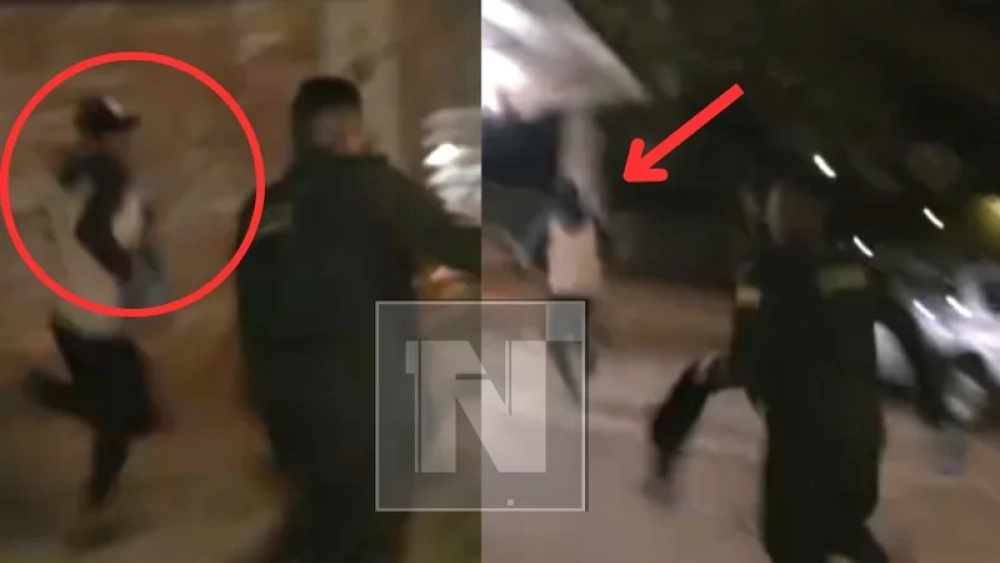 Policía persiguió a un ladrón que robó un celular a una mujer embarazada en Santa Cruz