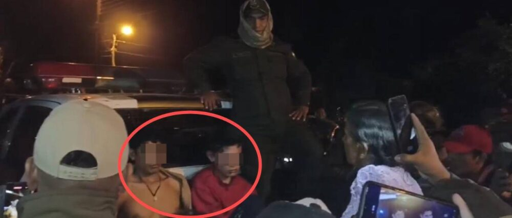 “¿Dónde está la moto?”; reclama la víctima de sospechosos de robo capturados en Yapacaní