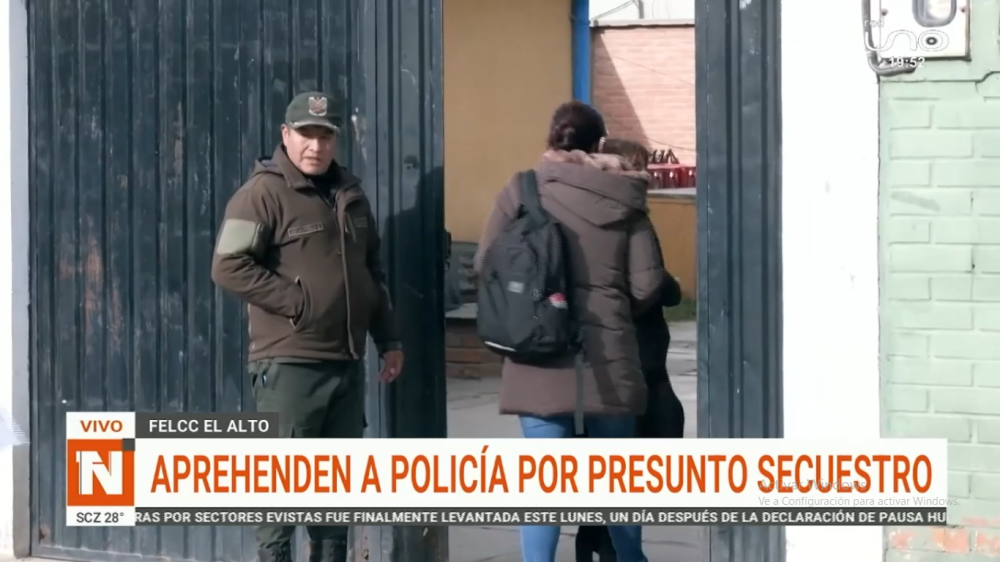 Policía es aprehendido por el presunto rapto de su propio hijo en El Alto