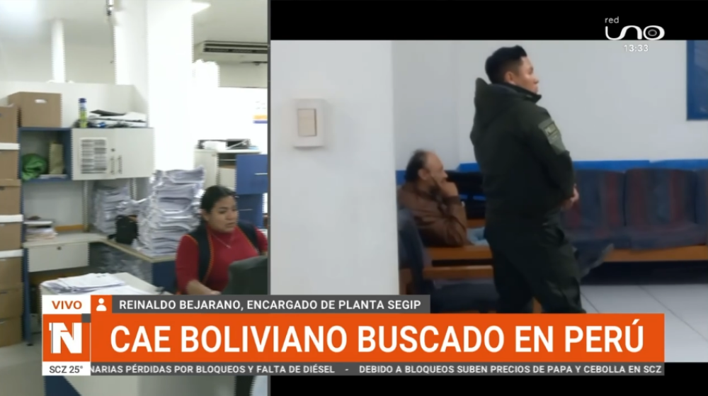«Buscaba la reposición de su carnet»: Cae hombre buscado por la Policía de Perú cuando acudió al Segip
