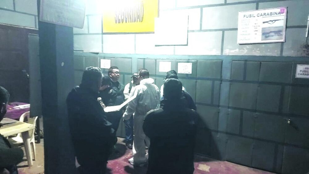 Levantan casquillo de arma de uso militar-policial en la ubicación donde mataron a coronel