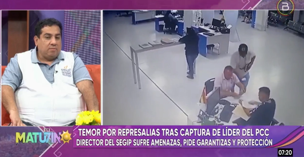 Amenazan de muerte al director del Segip en Santa Cruz por caso vinculado al PCC, denuncia su hermano