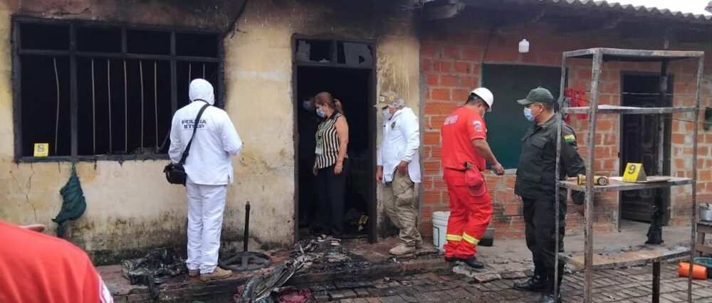 Tragedia en incendio: “¡Mami!, ¡Miriam!, fueron las últimas palabras de un niño y su padre antes de morir carbonizados