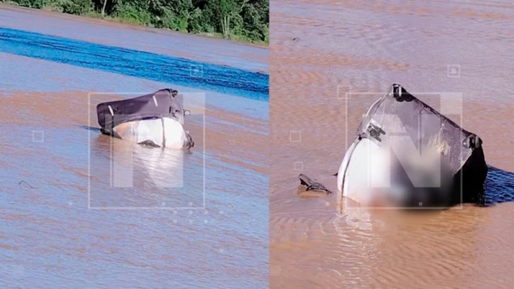 Macabro hallazgo en el río Piraí: Encuentran un cuerpo maniatado dentro de una maleta