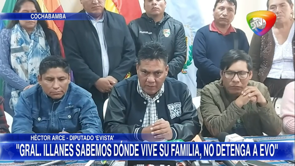 “Sabemos qué hace su familia, no se atreva a detener a Evo”, advierte diputado evista al general Illanes
